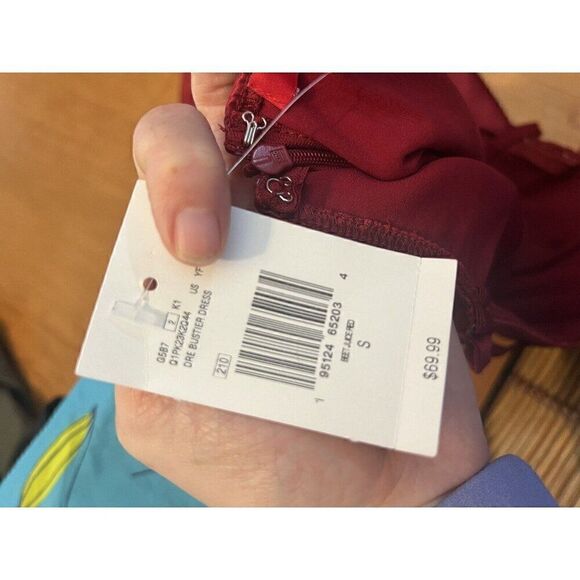 NWT GUESS Sexy Red Mini Bustier Body-Con Dress size Small.       T - Picture 8 of 8